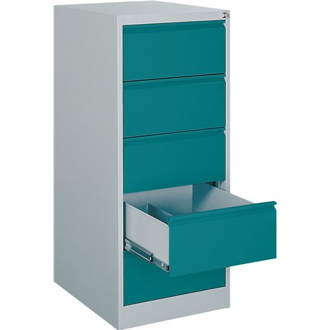 Dulap metalic cu sertare pentru documente format A5, dim 128.5 x 5,5 x 63 cm, ideal cabinet medical gradinita, scoala - imagine 5